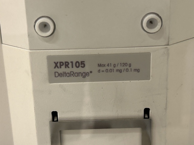 1435566-4 Analytisk laboratorievåg - Mettler Toledo XPR105DR