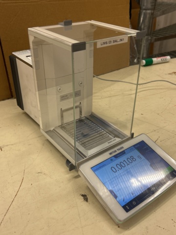 1435566-5 Analytisk laboratorievåg - Mettler Toledo XPR105DR