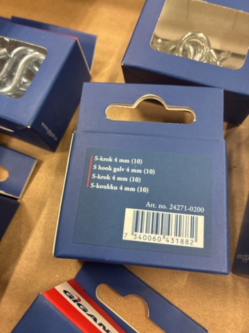 1462110-27 Ring pins, locking plates, wire locks, S-hooks, spring pins, etc.