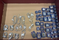1462111 Ring cotter pins, spring pins, rope blocks, shackles etc.