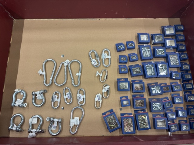 1462111-1 Ring cotter pins, spring pins, rope blocks, shackles etc.