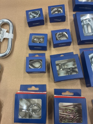 1462111-11 Ring cotter pins, spring pins, rope blocks, shackles etc.