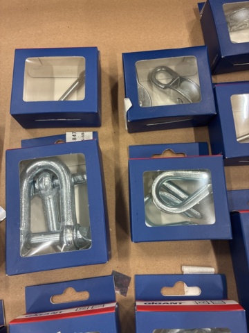 1462111-12 Ring cotter pins, spring pins, rope blocks, shackles etc.