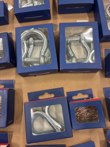 1462111-13 Ring cotter pins, spring pins, rope blocks, shackles etc.