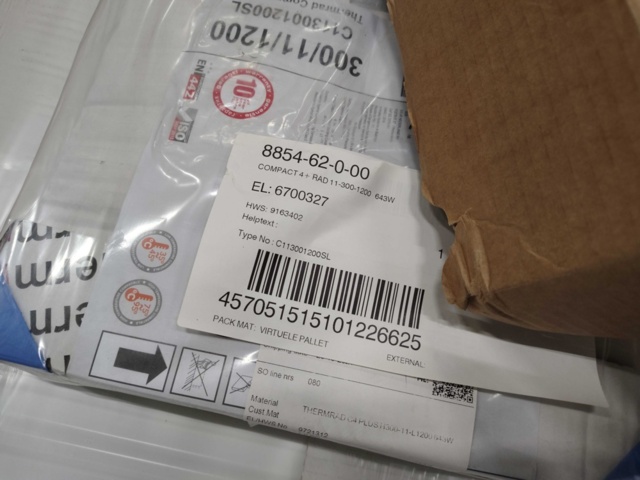 1461608-7 Radiatorer, 3 st