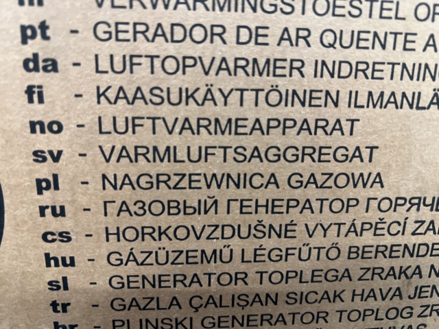 1462366-3 Gasolvärmare Master BLP 33 M