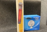 1462367 Patio heater & table fan