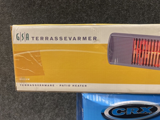 1462367-3 Patio heater & table fan