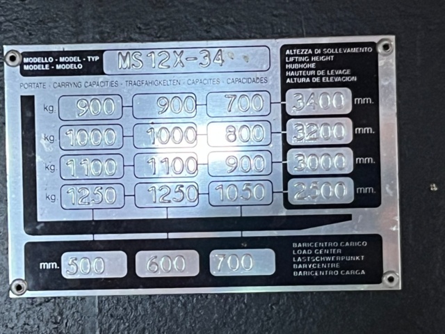 1426851-5 Articulated stacker Yale MS12x-34