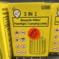 1462374-2 3 pcs Mosquito killer/flashlight/camping lamp, 3in1