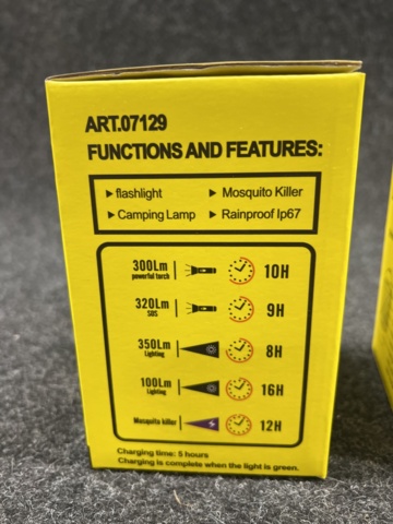 1462374-3 3 pcs Mosquito killer/flashlight/camping lamp, 3in1