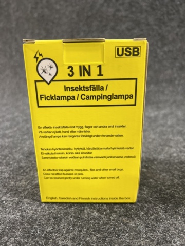 1462374-4 3 pcs Mosquito killer/flashlight/camping lamp, 3in1