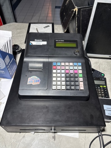 1442267-1 Cash register with accessories - Sam4s ER-280MB
