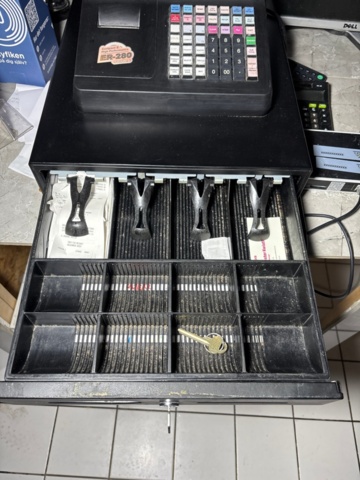 1442267-3 Cash register with accessories - Sam4s ER-280MB