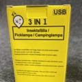 1462376-4 4 st Myggdödare/ficklampa/campinglykta, 3in1