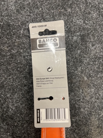 1462373-6 Vattenpass Bahco 405-1000-M