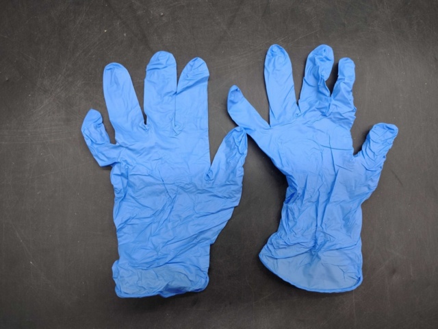 1383731-1 Disposable glove, 20 pcs 100-pack, Nitrile blue Powder-free, size medium