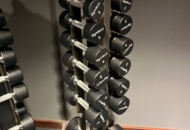 1351386 Dumbbell rack and dumbbells (1–10 kg) - Gymleco