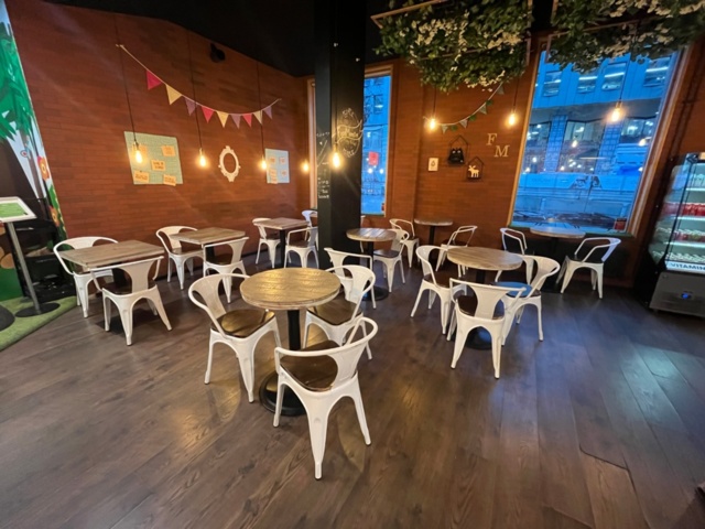 1462391-4 Restaurant furniture, serving counter, play area, outdoor furniture