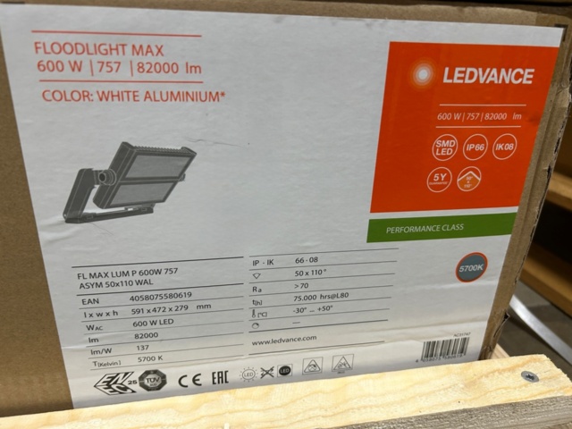 1356816-4 LED-strålkastare 2 st - Ledvance Floodlight