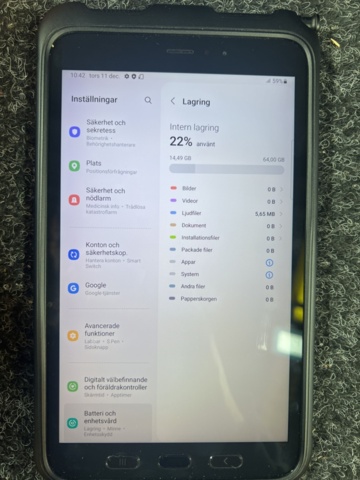 1384578-9 Surfplattor 7 st - Samsung Galaxy Tab Active3