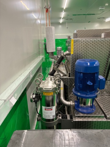 1455695-4 Sporer TRL-900 industriell komponenttvättmaskin