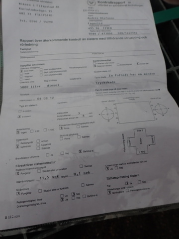 1462442-10 Dieseltank med pump