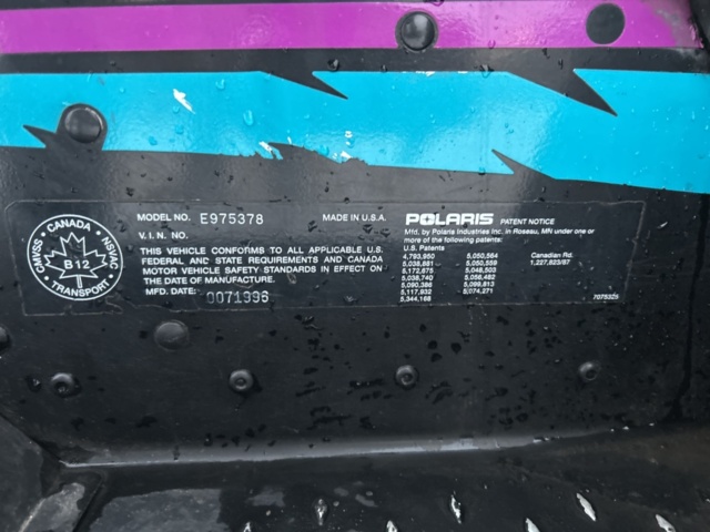 992773-15 Snöskoter Polaris Indy Ulta Touring -1997