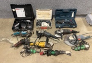 1431603 Various tools 12 pcs - Bosch, Makita, DeWalt, etc.