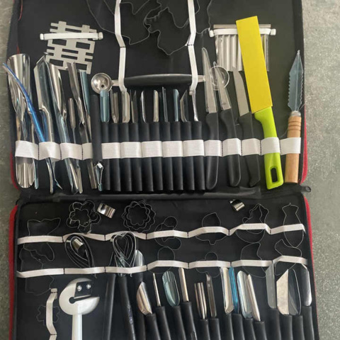 1462863-5 Kitchen Carving Kit 80 Delar - Fri frakt