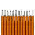 1462882-2 Wood carving set 12 pcs in storage case - Free shipping