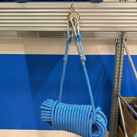 1462950-5 Magnetfiske-kit - 300 kg Magnet + 15 m Rep Blå - Fri frakt