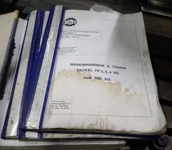 1463503-12 CNC tool milling machine - DECKEL FP4NC - 1991