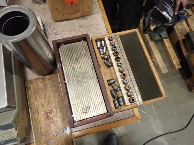 1463514-2 Collets, magnetic table, centering etc