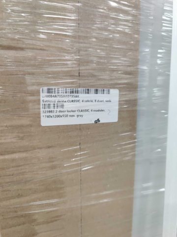 1463399-5 Small compartment cabinet CLASSIC, 4 sections, 8 compartments