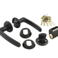 1463666-1 Front door accessory kit – Miller's, black
