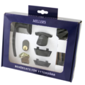 1463668-2 Behörssats för ytterdörr – Miller’s, svart