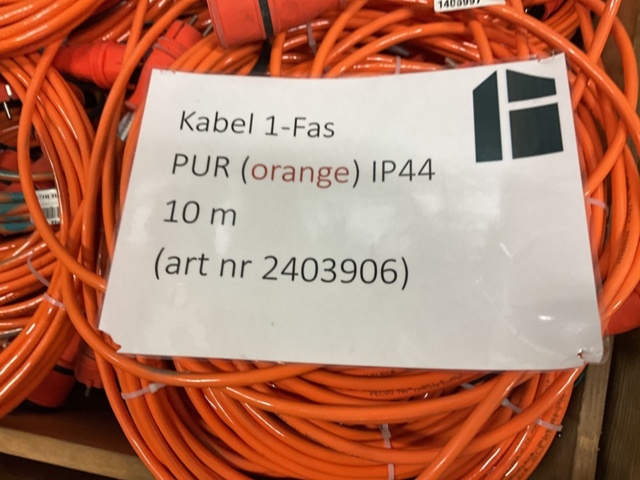 1406997-8 Lot with 1-phase cable IP44 NEW