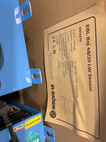 1407096-12 Parti med byggbelysning LED