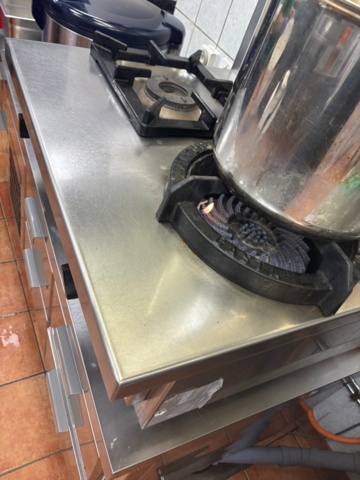 1463731-4 ACASTA professionell gasspis / wokspis – 2 zoner