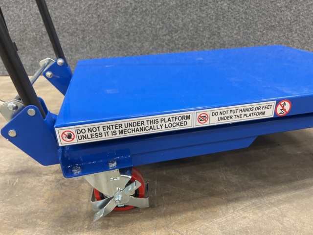 1463495-5 Lift table trolley ACE Hydraulic, 150 kg, 740x450 mm