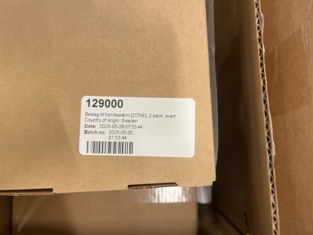 1463492-6 7 st skrivbordsskärmar