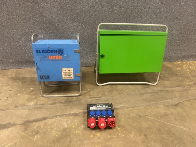 1431610-1 Elcentraler 3 st - El-Björn, Ahlsell, Eltecono