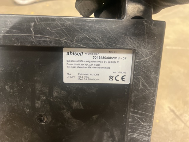 1431610-4 Elcentraler 3 st - El-Björn, Ahlsell, Eltecono