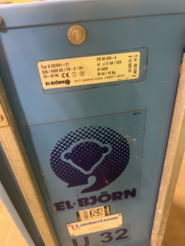 1431610-12 Elcentraler 3 st - El-Björn, Ahlsell, Eltecono