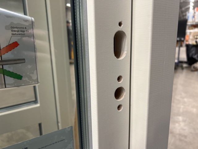 1463412-6 2 st fönsterdörrar Optimal FD Trarydfönster 990-21/13