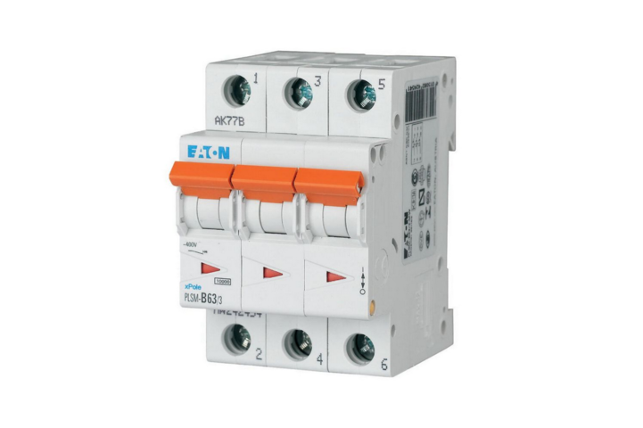 1463307-1 5 st Dvärgbrytare Eaton 3-pol PLSM-C63/3-MW