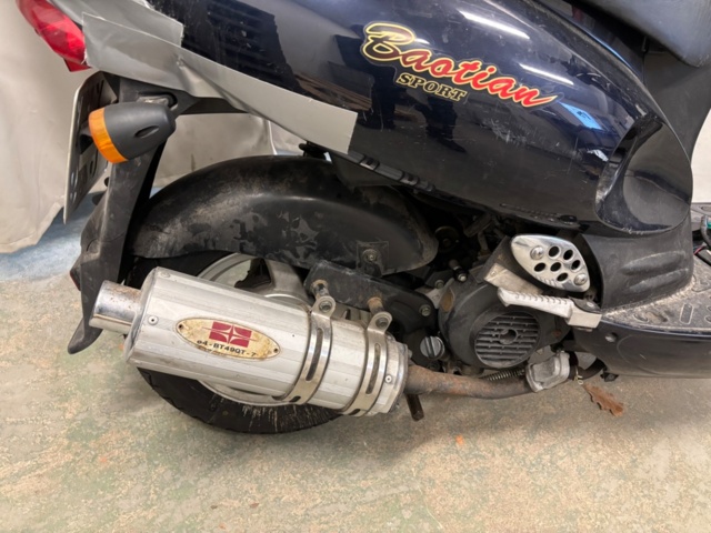 1463761-22 Scooter, Baotian Sport BT49QT-7 0.05 CVT - 2006 (Reparationsobjekt)