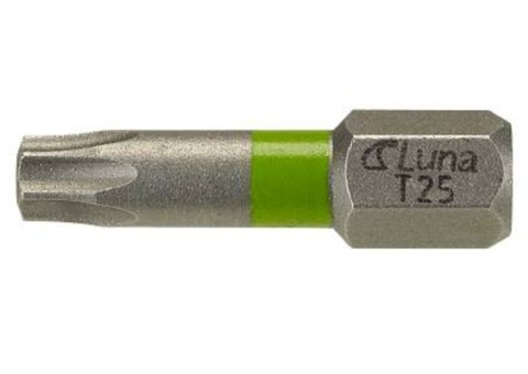 Bits, 300 pcs (6x50 pcs) - Luna TX10, 25 mm