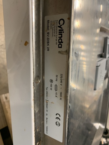 1464036-12 Diskmaskin, Cylinda Sv-disk 2R